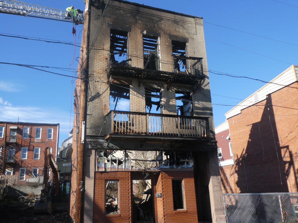 Vacant Donora apartment building destroyed in blaze HeraldStandard